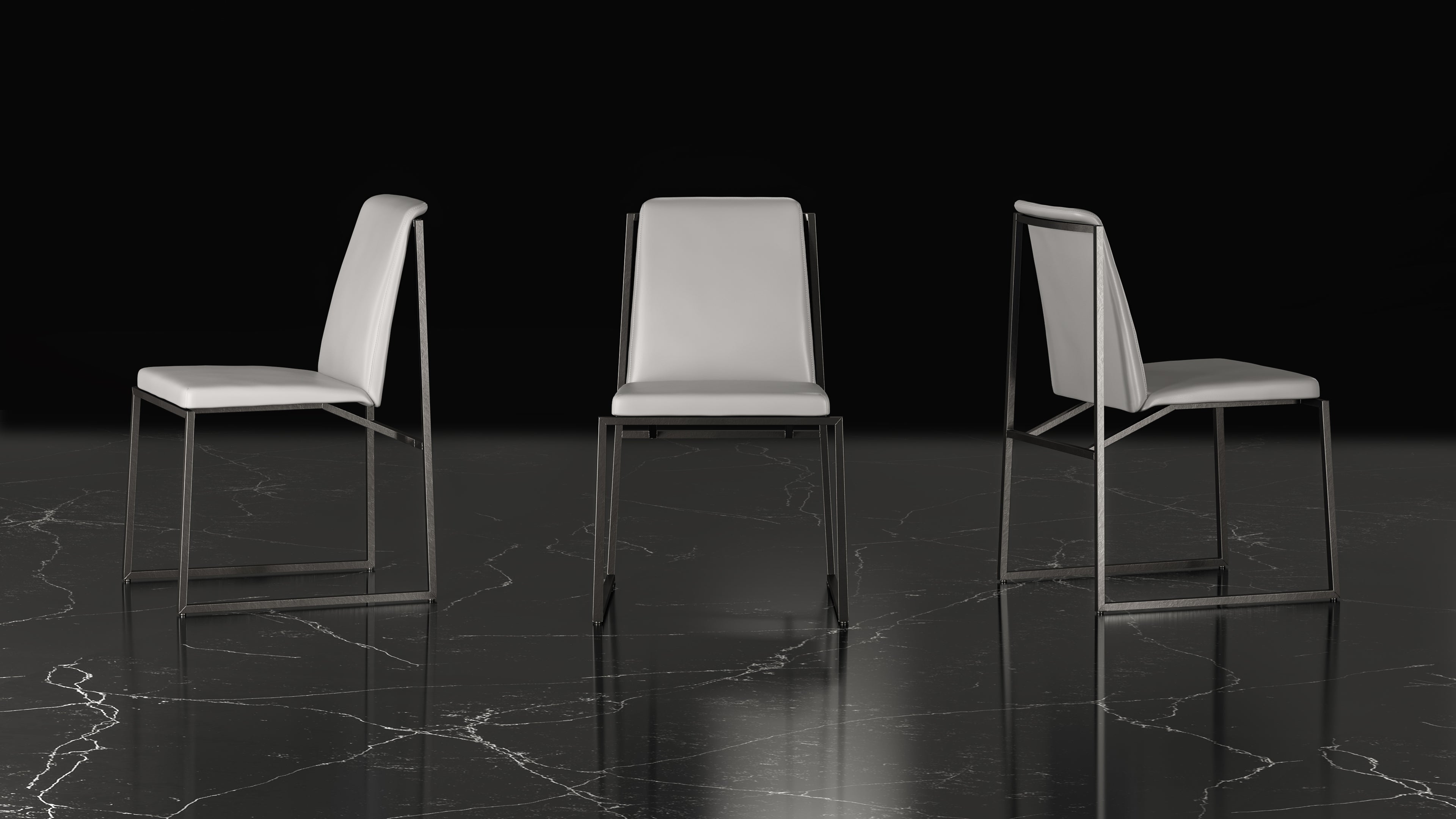 Posh Dining Chair - White