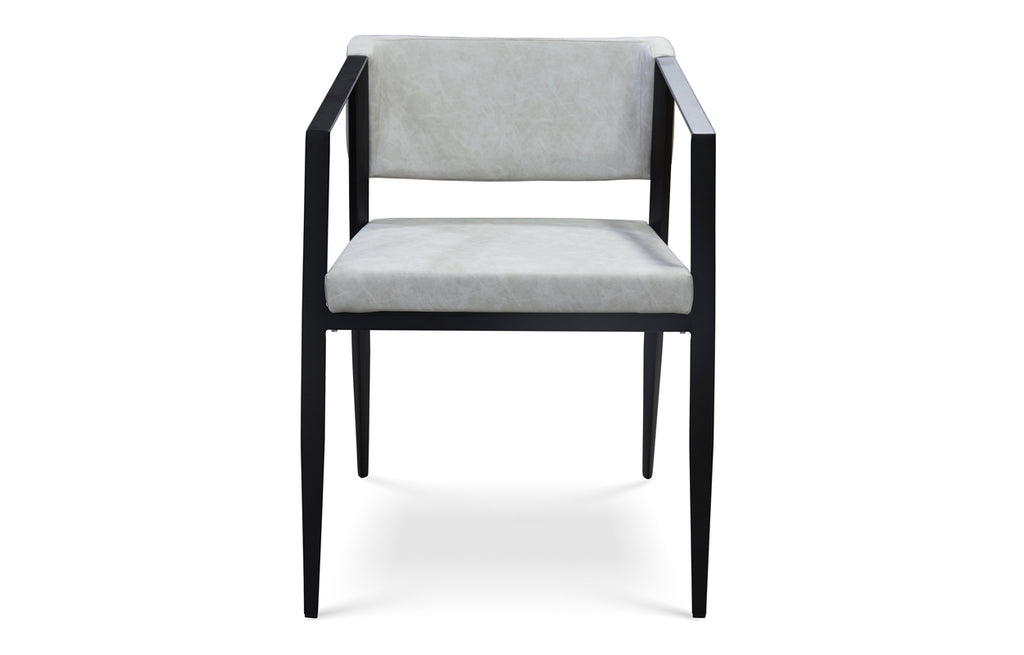 Social Armchair - Light Grey/Black