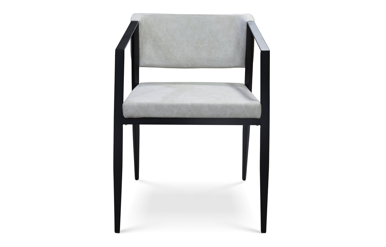 Social Armchair - Light Grey/Black