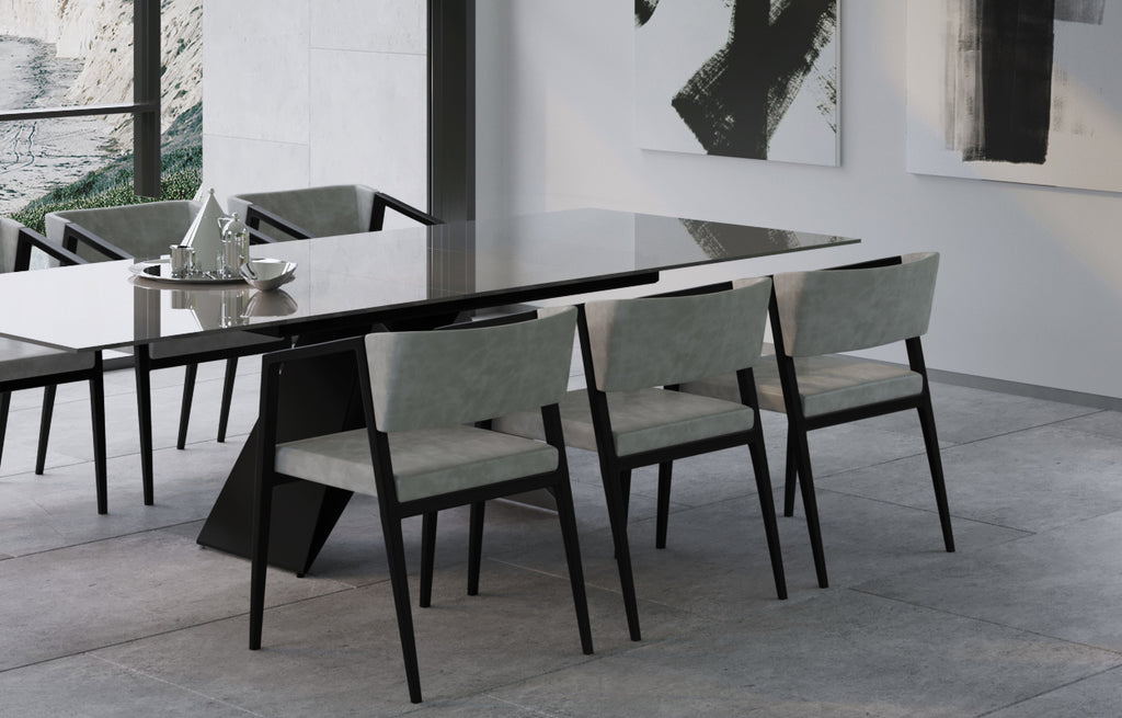 Social Armchair - Light Grey/Black
