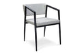 Social Armchair - Light Grey/Black